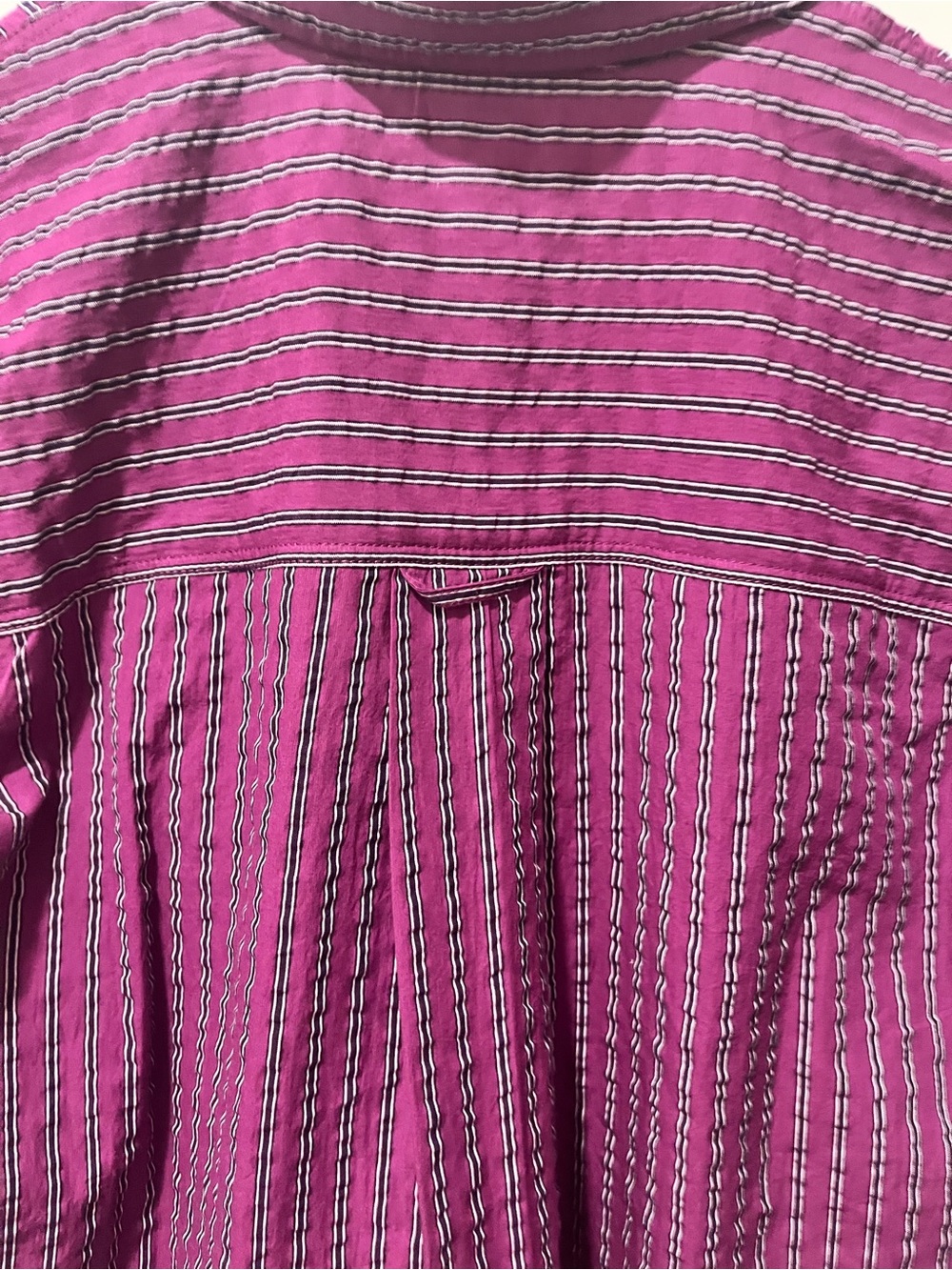 J. Crew Etienne Oversized Shirt, Dobby Stripe, Sz XSM, NWT - Picture 12 of 12